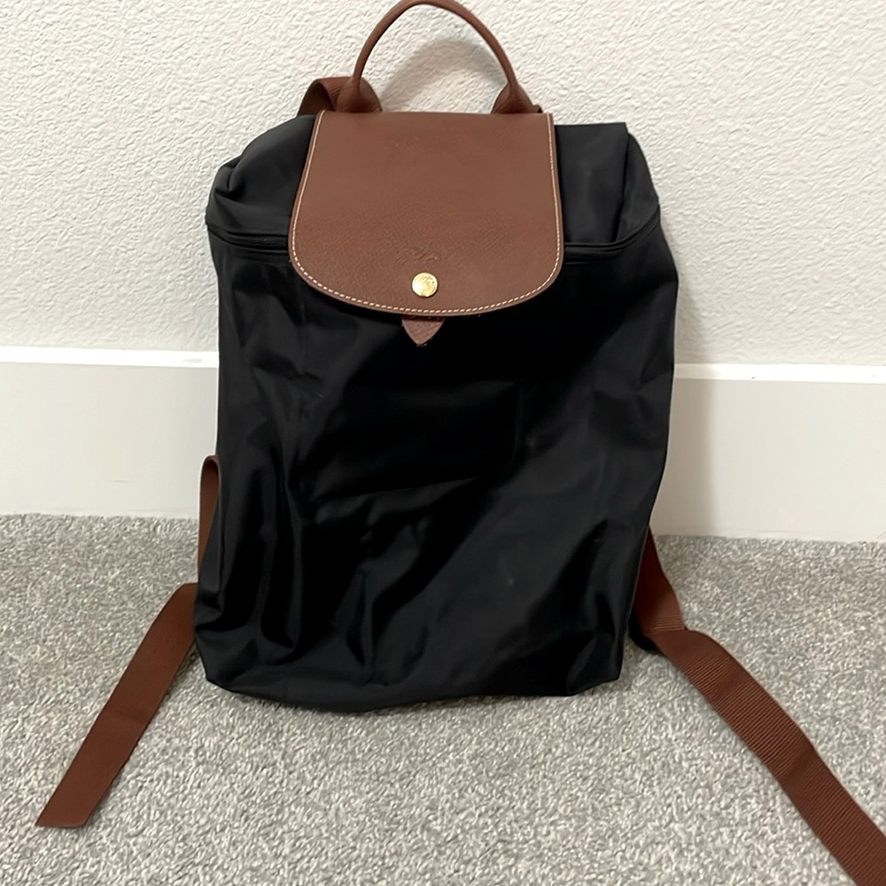 Longchamp Le Pliage Nylon Canvas Backpack